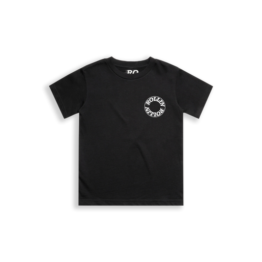 ROLLIN 2.0 KIDS TEE [BLACK]