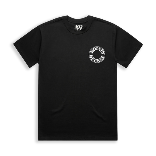 ROLLIN 2.0 HEAVY TEE [BLACK]