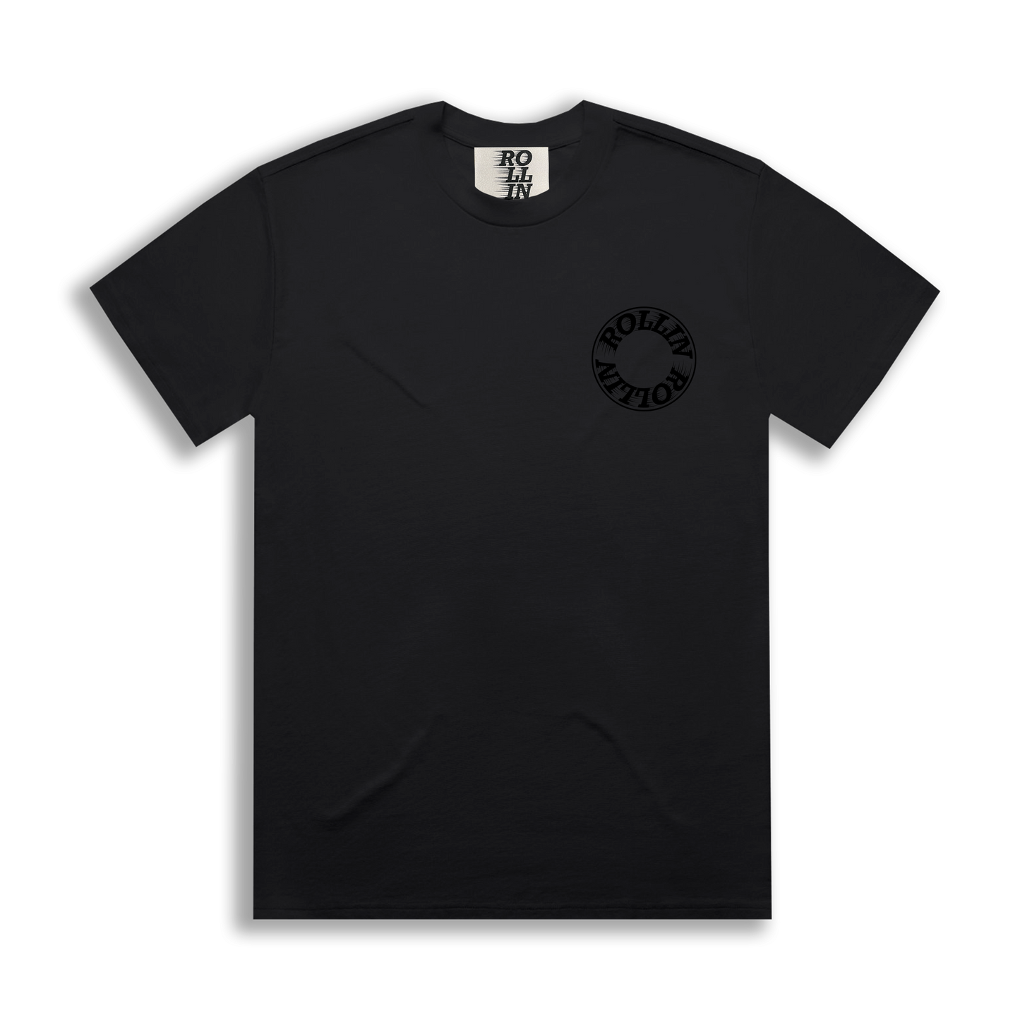 ROLLIN 2.0 HEAVY TEE [BLACK]