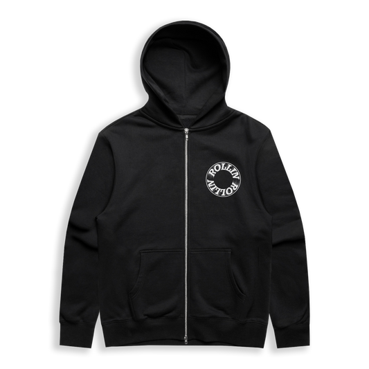 ROLLIN 2.0 ZIP HOODY [BLACK]