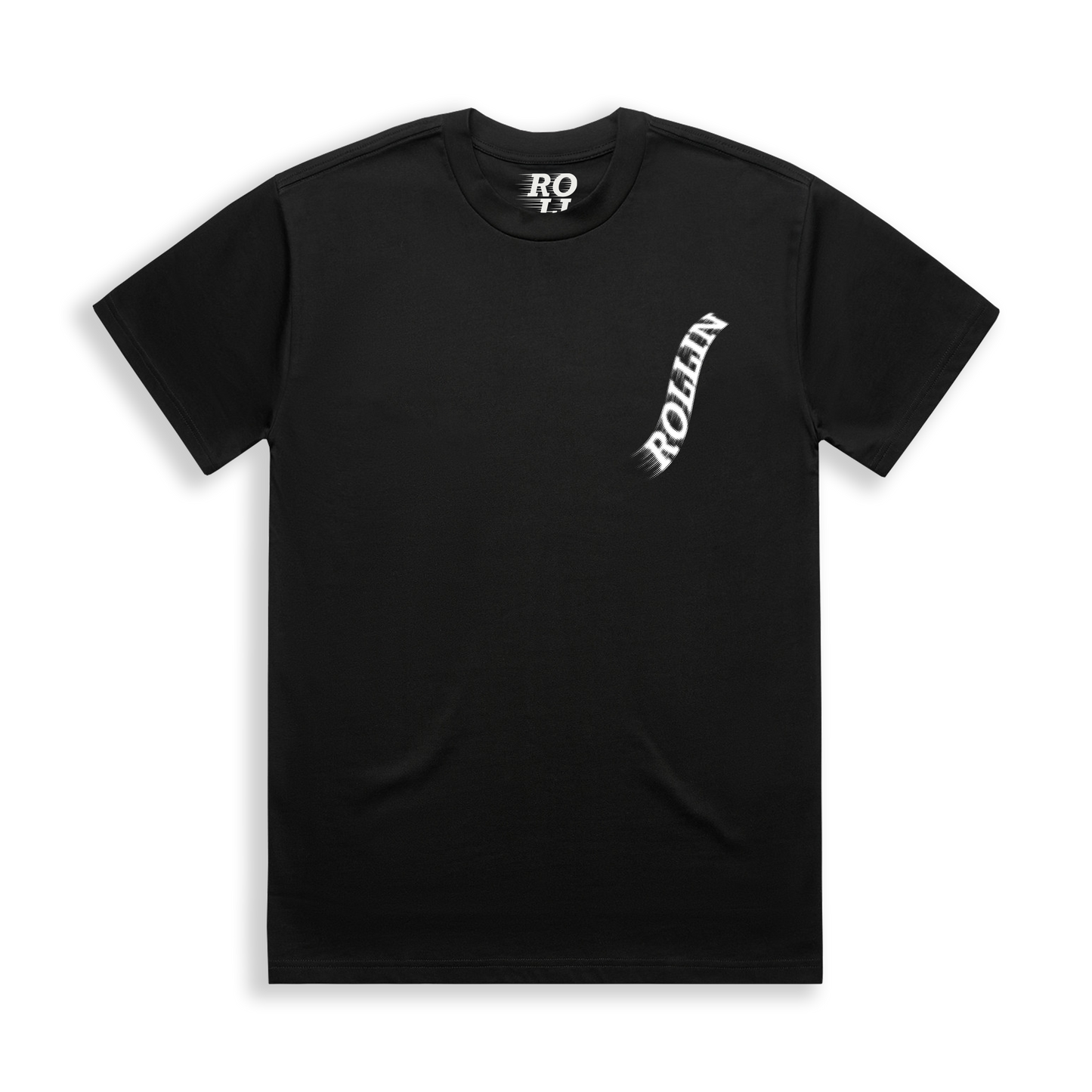 ROLLIN WAVE HEAVY TEE [BLACK]