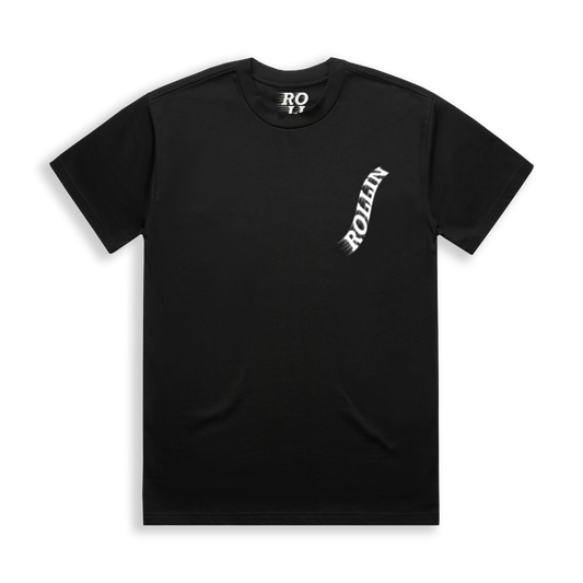 ROLLIN WAVE HEAVY TEE [BLACK]