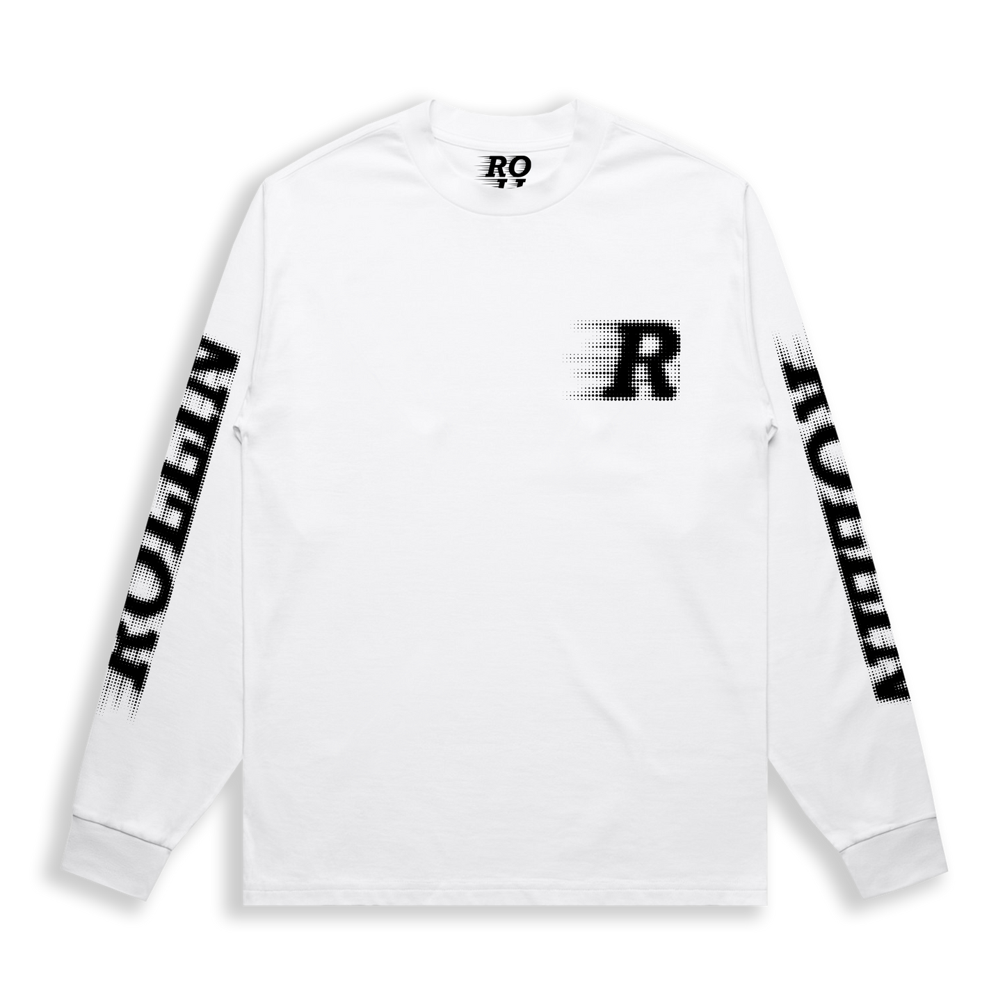 ROLLIN MOTION HEAVY LONGSLEEVE TEE [WHITE]