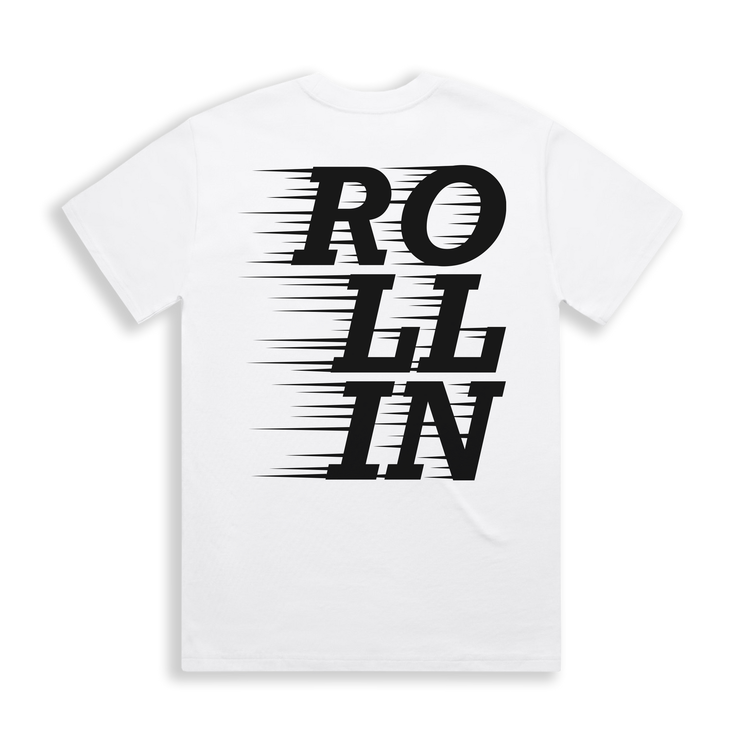 ROLLIN STACKED HEAVY TEE [WHITE]
