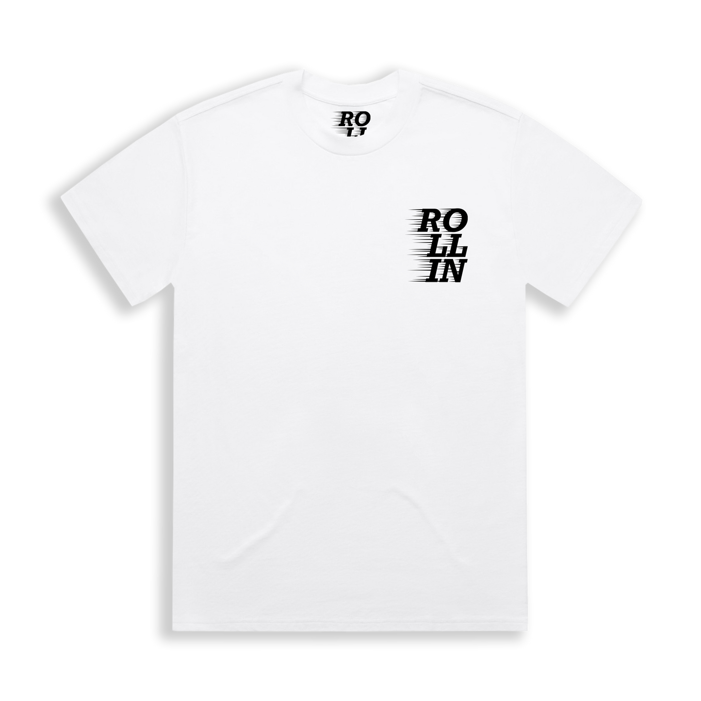ROLLIN STACKED HEAVY TEE [WHITE]