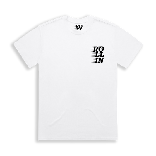 ROLLIN STACKED HEAVY TEE [WHITE]