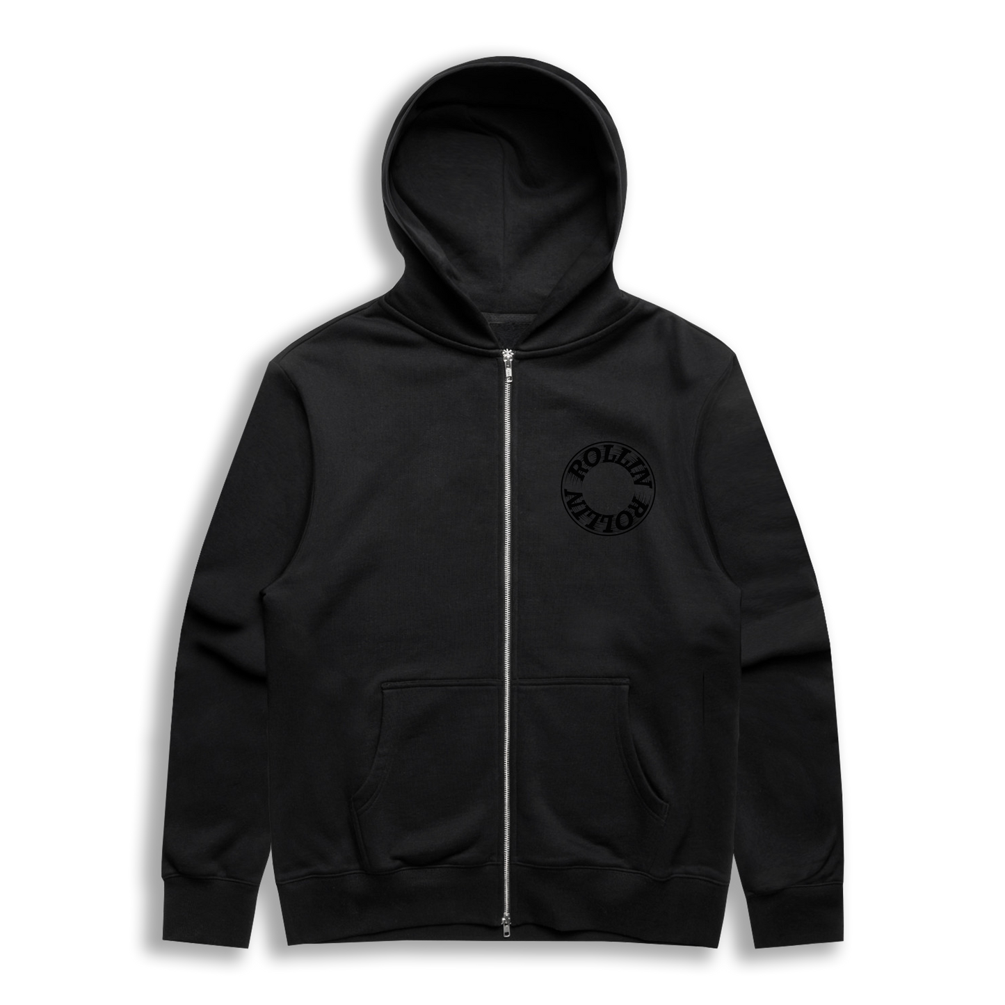 ROLLIN 2.0 ZIP HOODY [BLACK]