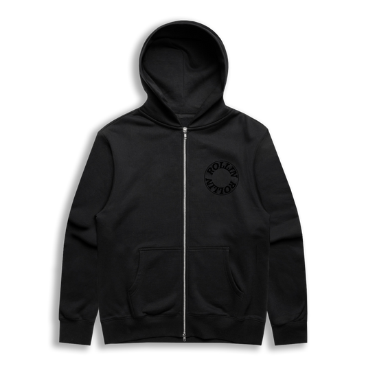 ROLLIN 2.0 ZIP HOODY [BLACK]