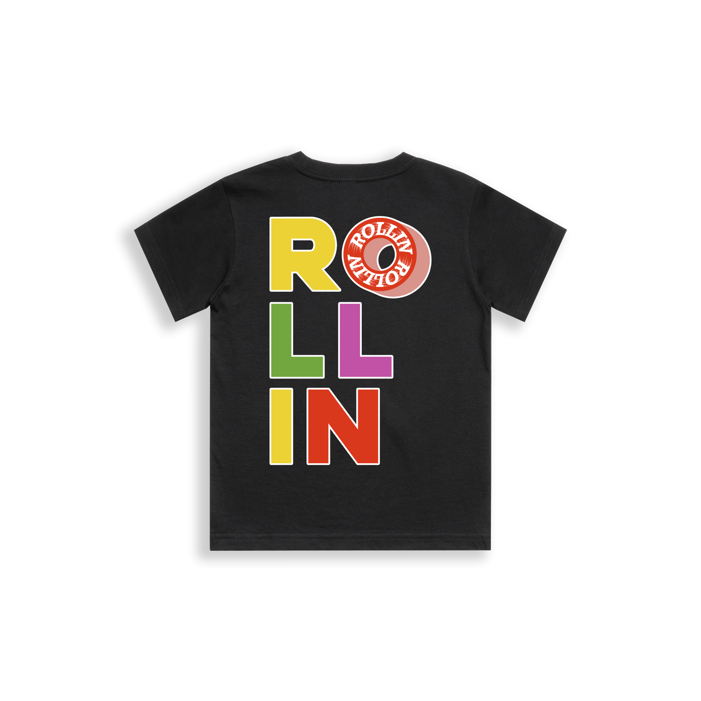 ROLLIN FRUITS KIDS TEE [BLACK]