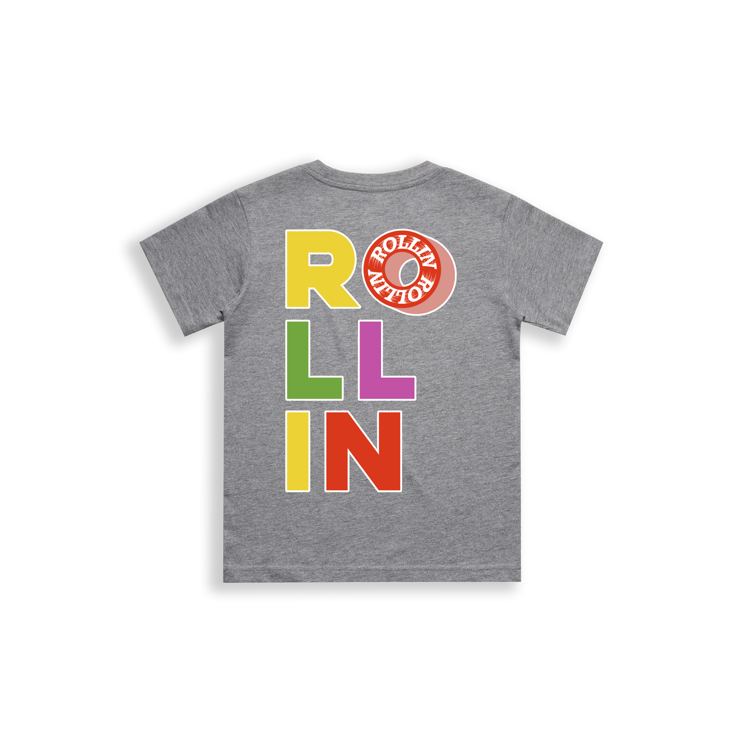 ROLLIN FRUITS KIDS TEE [HEATHER GREY]