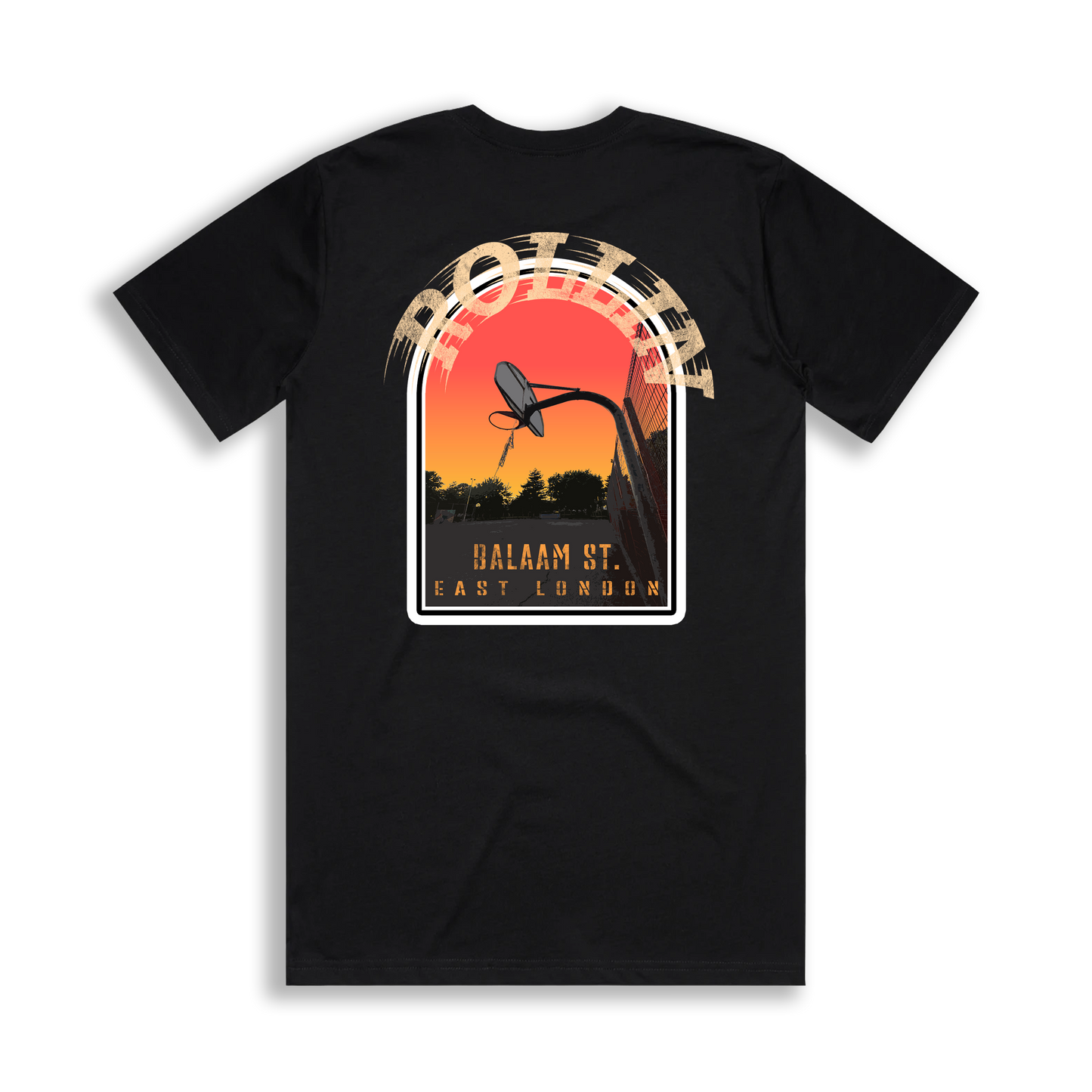 BALAAM COURTS TEE [BLACK]