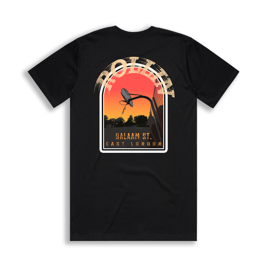 BALAAM COURTS TEE [BLACK]