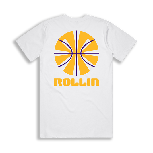 ROLLIN WEST COAST TEE [WHITE]