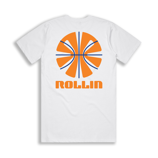 ROLLIN EAST COAST TEE [WHITE]