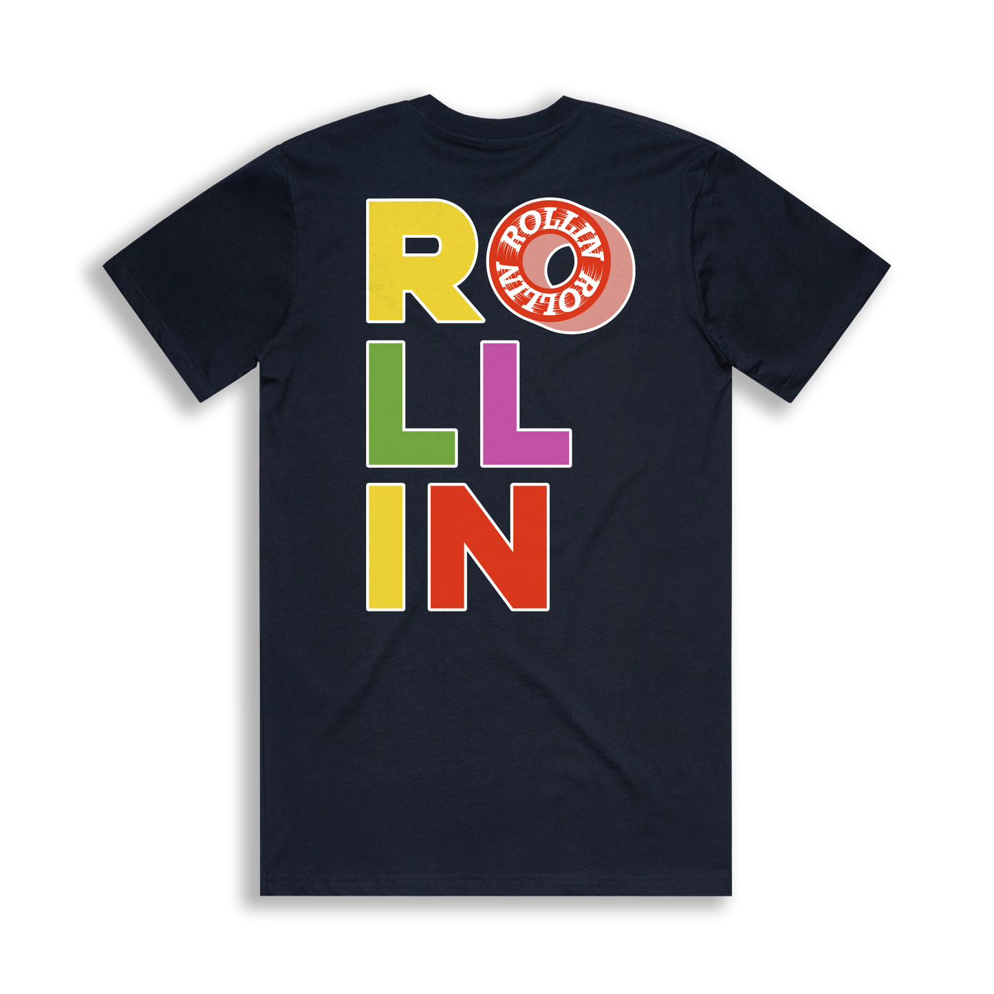 ROLLIN FRUITS TEE [NAVY]