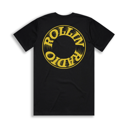 ROLLIN RADIO TEE [BLACK]