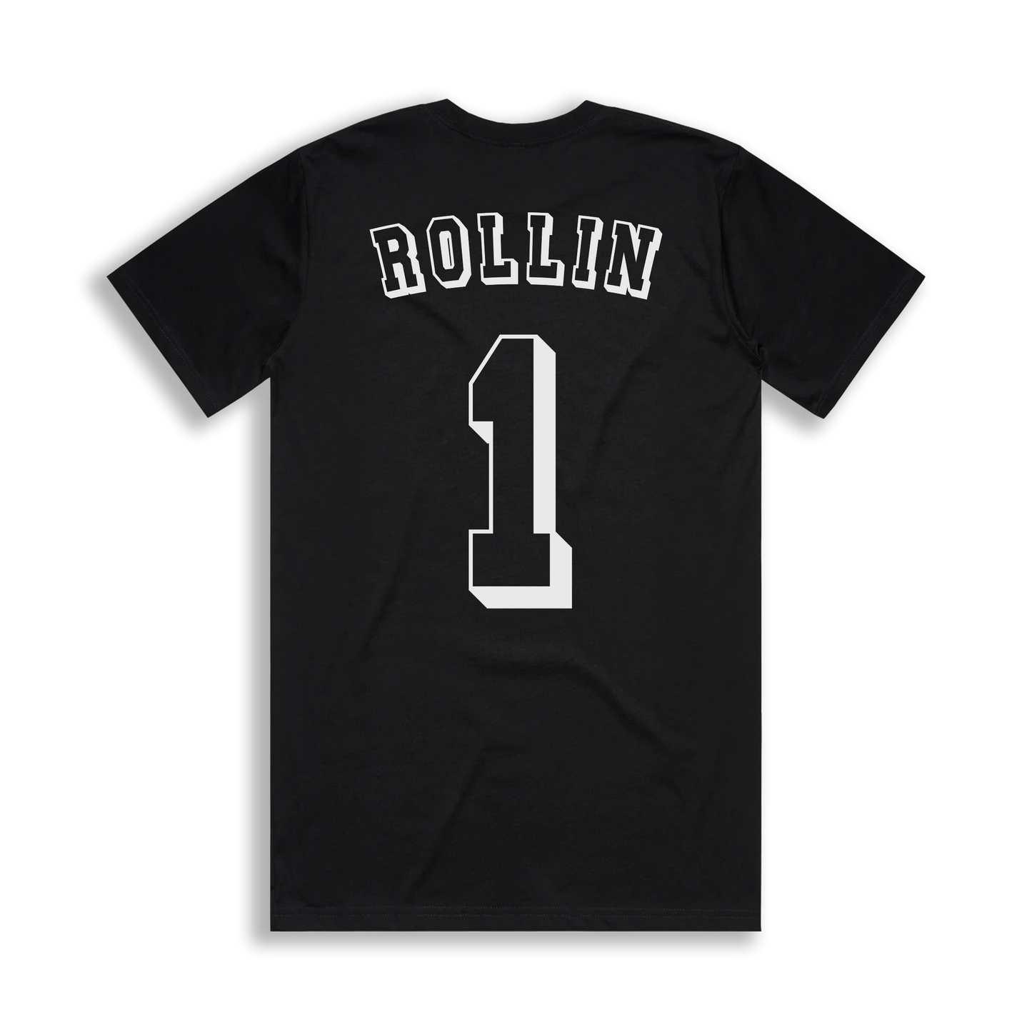 ROLLIN CUSTOM NUMBER TEE [BLACK]
