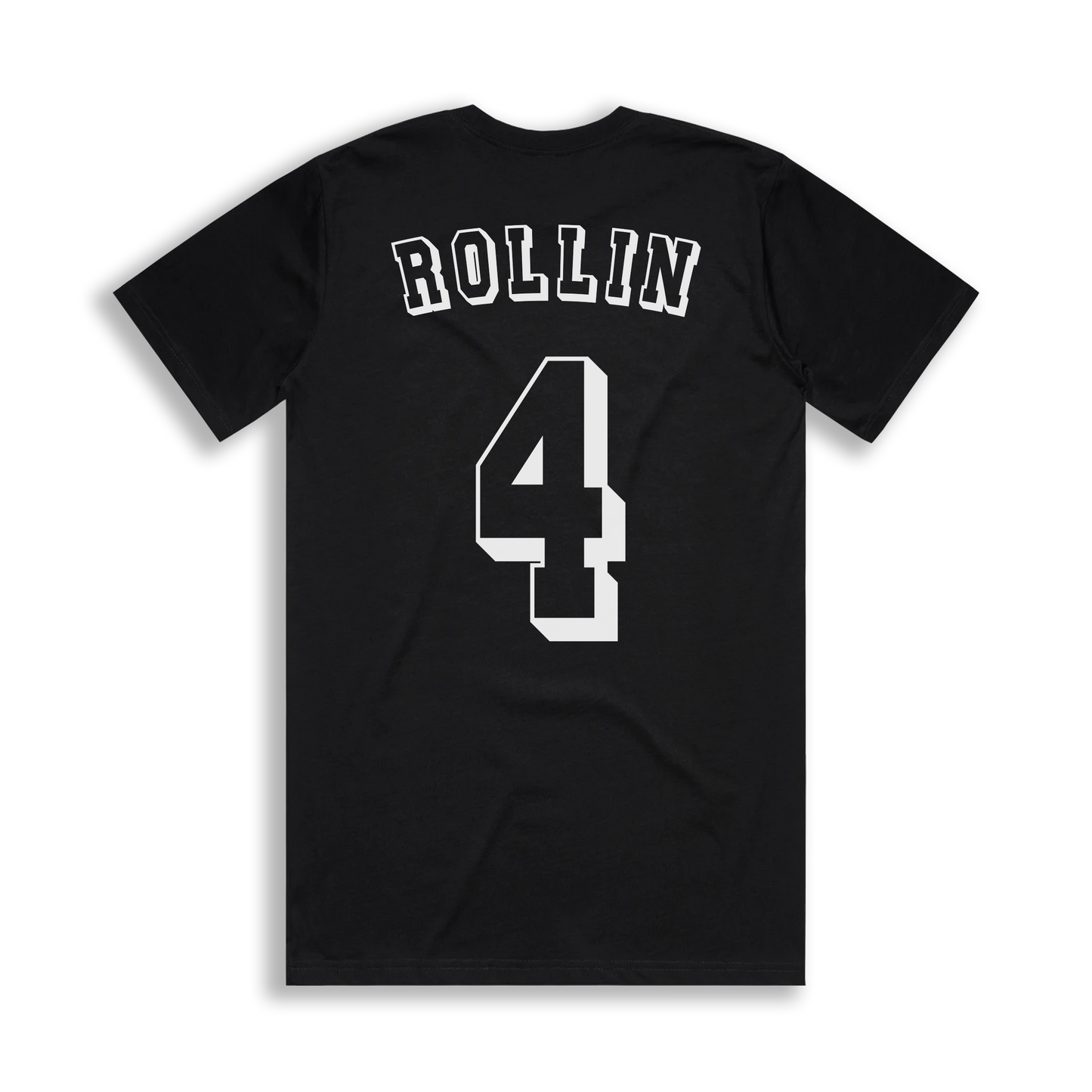 ROLLIN CUSTOM NUMBER TEE [BLACK]