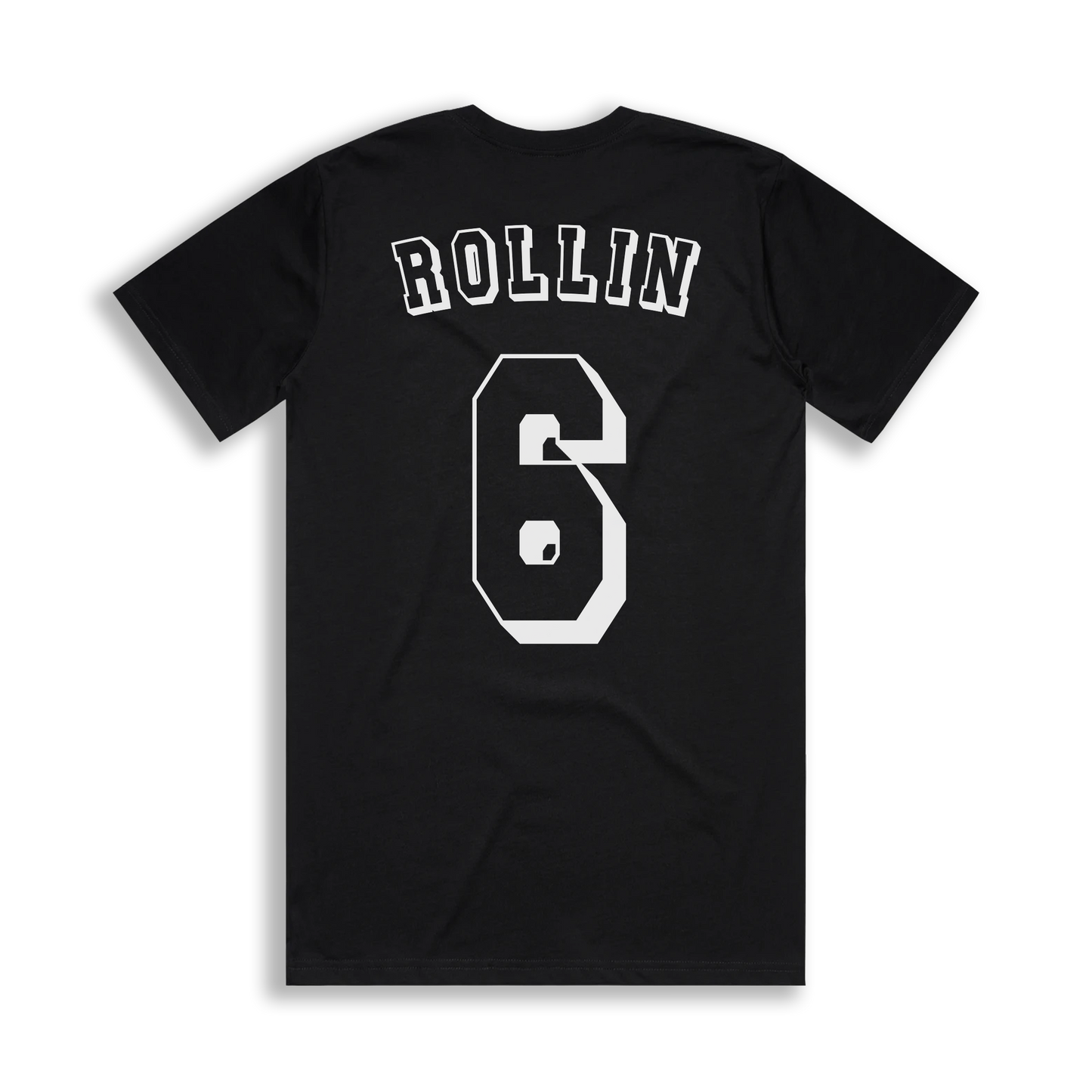 ROLLIN CUSTOM NUMBER TEE [BLACK]