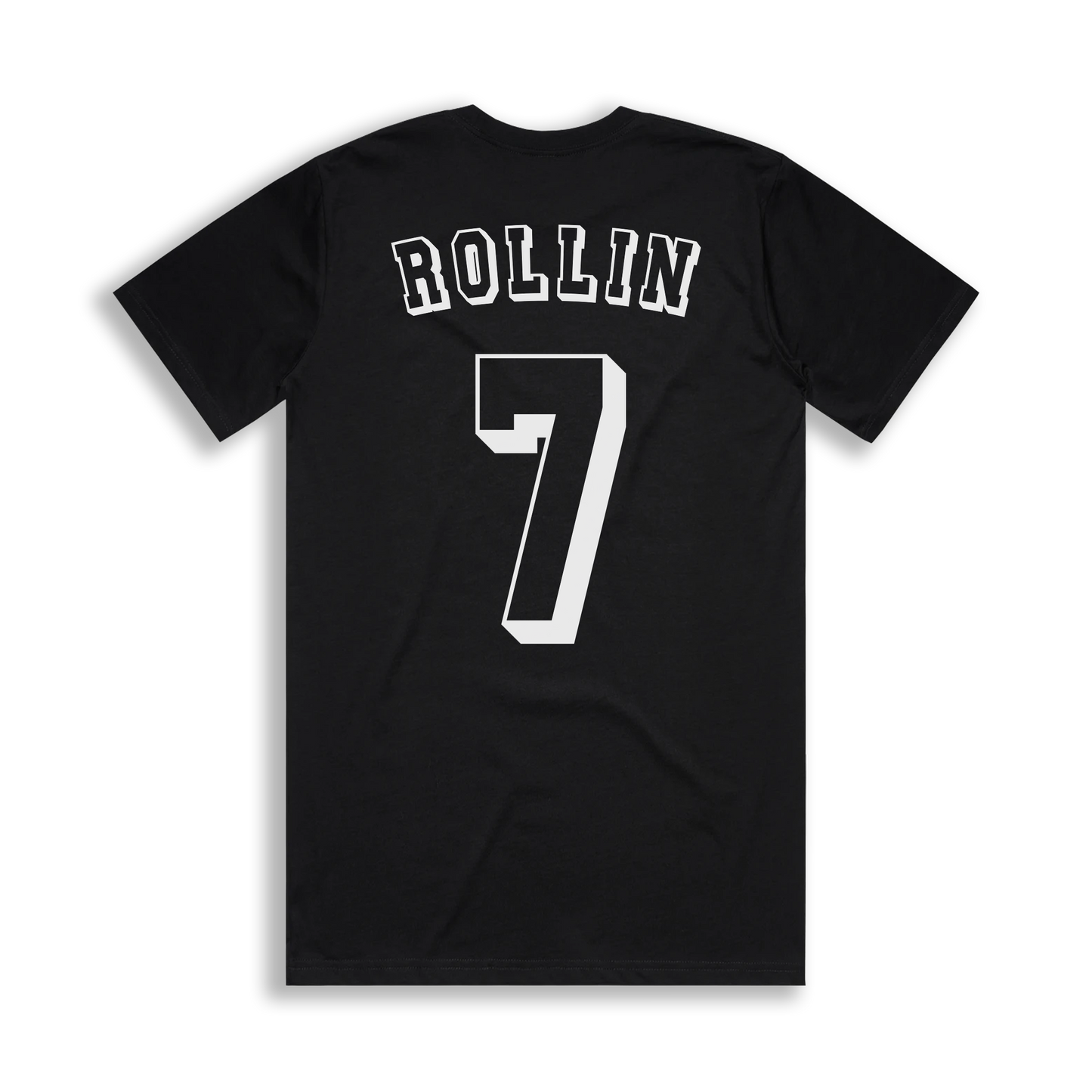ROLLIN CUSTOM NUMBER TEE [BLACK]