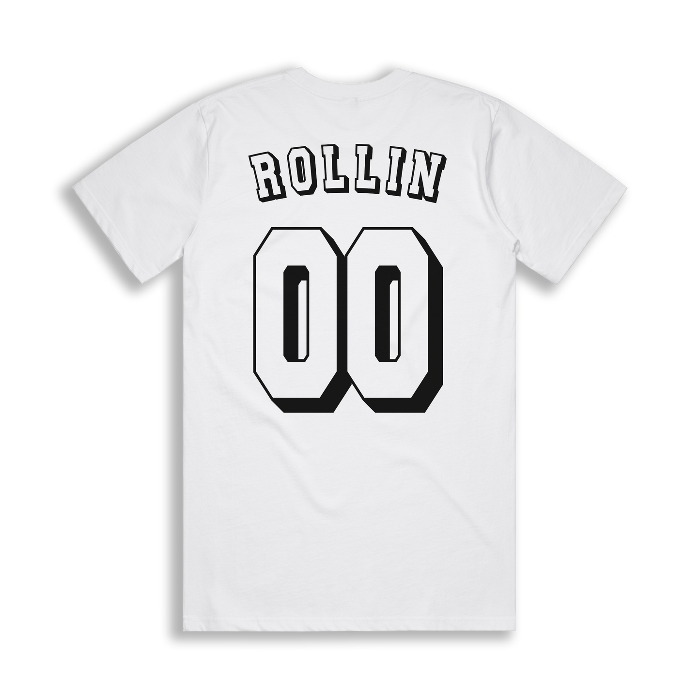 ROLLIN CUSTOM NUMBER TEE [WHITE]