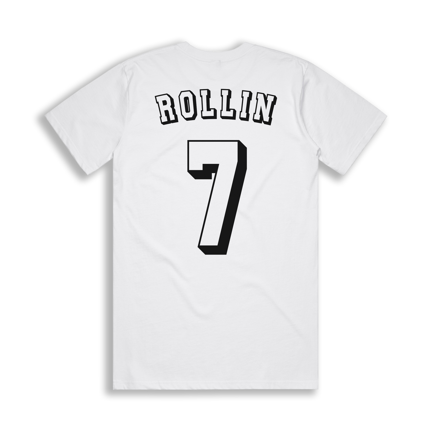 ROLLIN CUSTOM NUMBER TEE [WHITE]