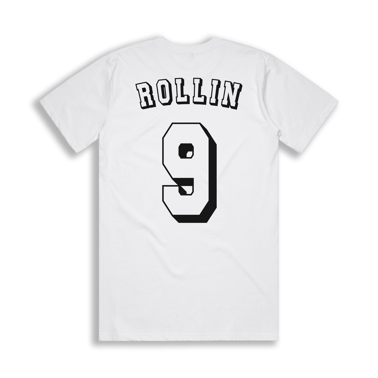 ROLLIN CUSTOM NUMBER TEE [WHITE]