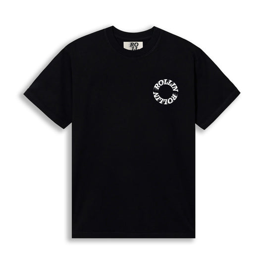 ROLLIN CORE TEE [BLACK]