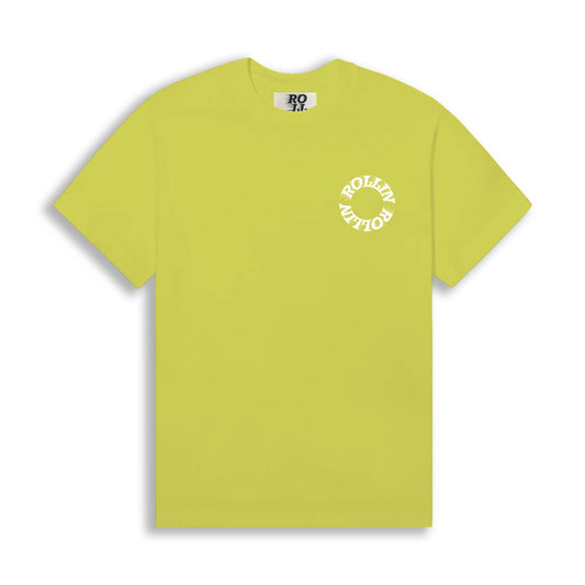 ROLLIN CORE TEE [SAFETY GREEN]